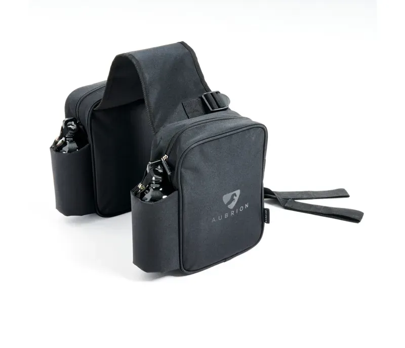 Aubrion One Size Saddle Panniers in Black