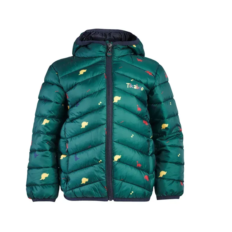 Tikaboo Childs Padded Coat in Dinosaur