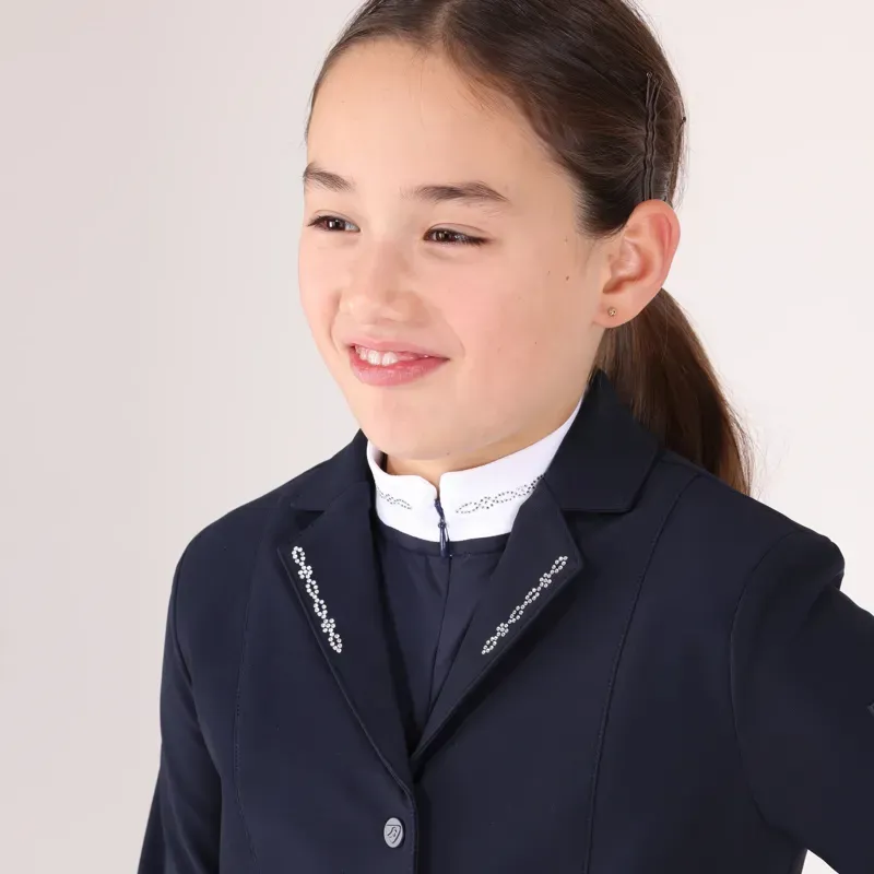 Aubrion Young Rider Optima-LX Show Jacket in Navy-2
