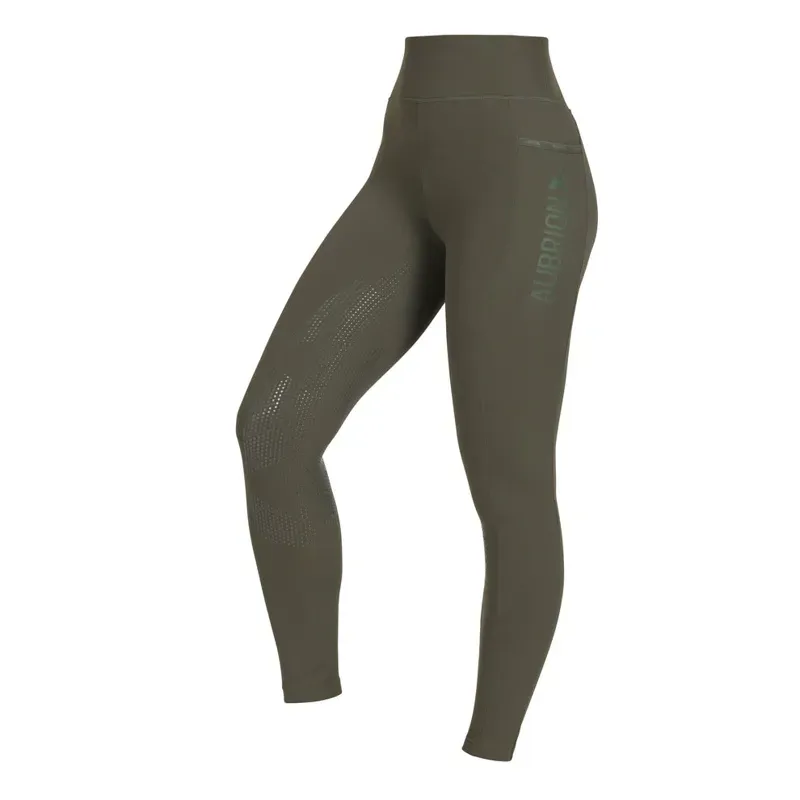 Aubrion React Winter Tights in Khaki