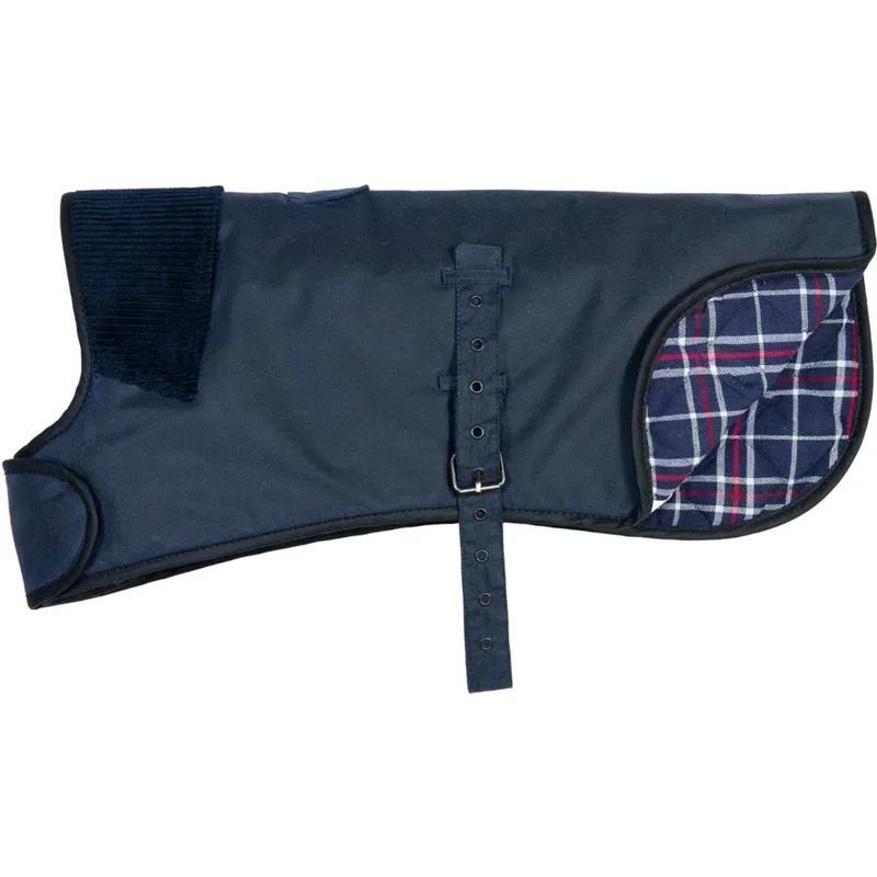 Earthbound Dachshund Wax Dog Coat in Navy