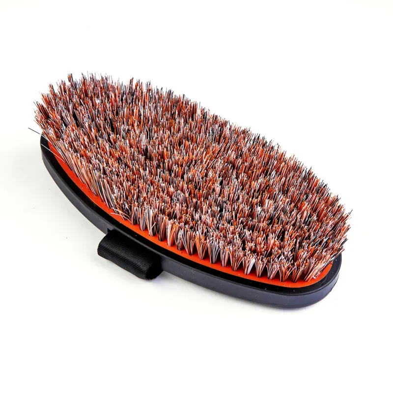Shires Large Ezi-Groom Body Brush in Orange-1