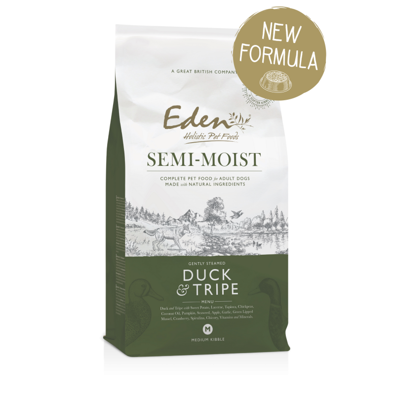 Eden Semi-Moist Duck and Tripe Medium Kibble