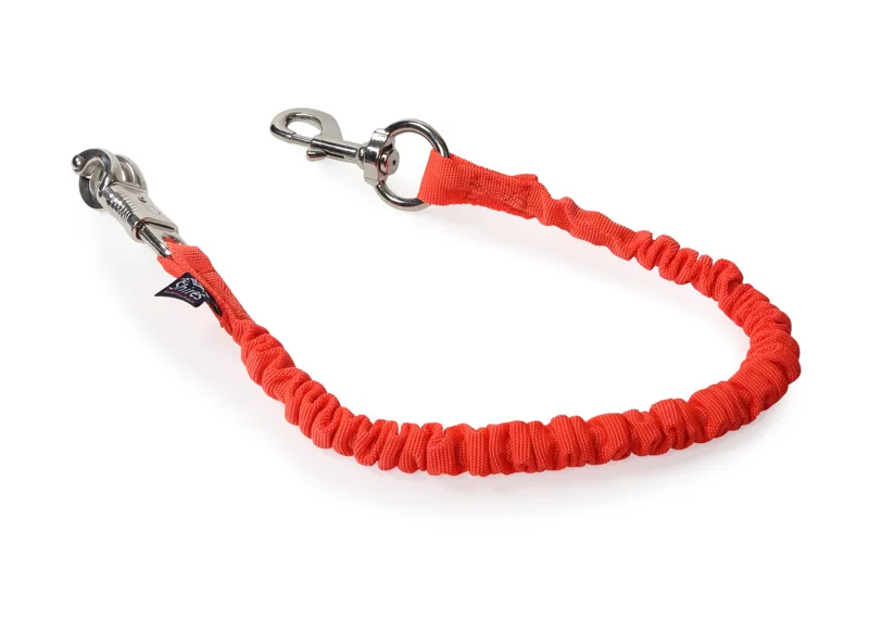 Shires Bungee Breakaway Trailer Tie in Orange