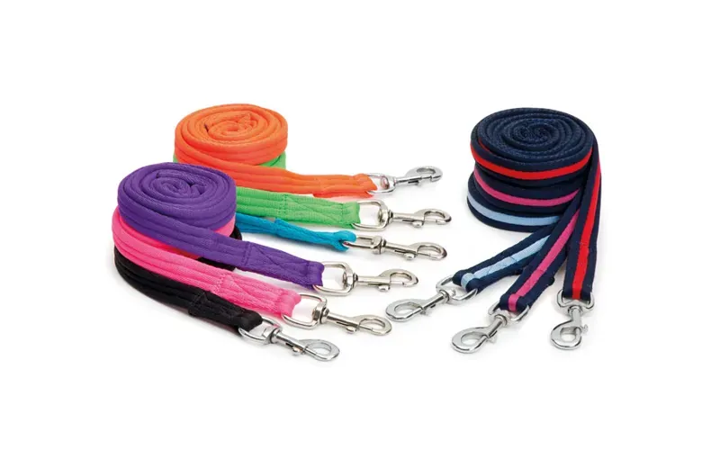 Wessex Cushion Web Lead Rein in Navy/Pink
