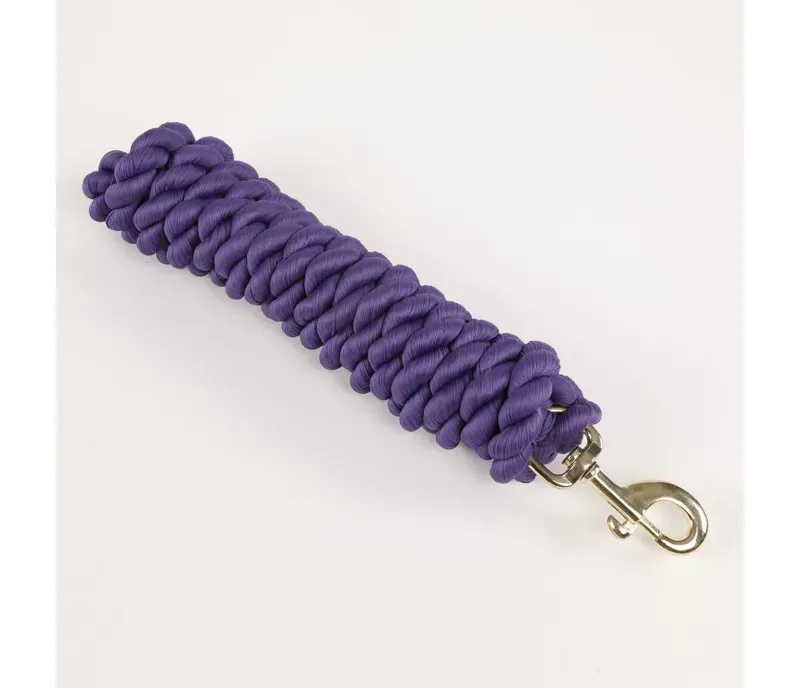 Shires Extra Long Lead Rope in Purple