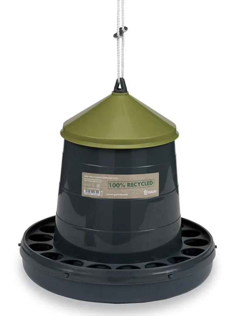 Gaun Poultry Plastic - X 10 Pack RECYCLED 4 kg Feeder