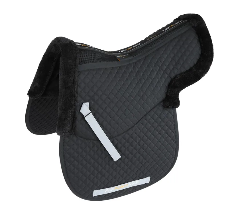 Shires ARMA Half Lined Numnah in Black