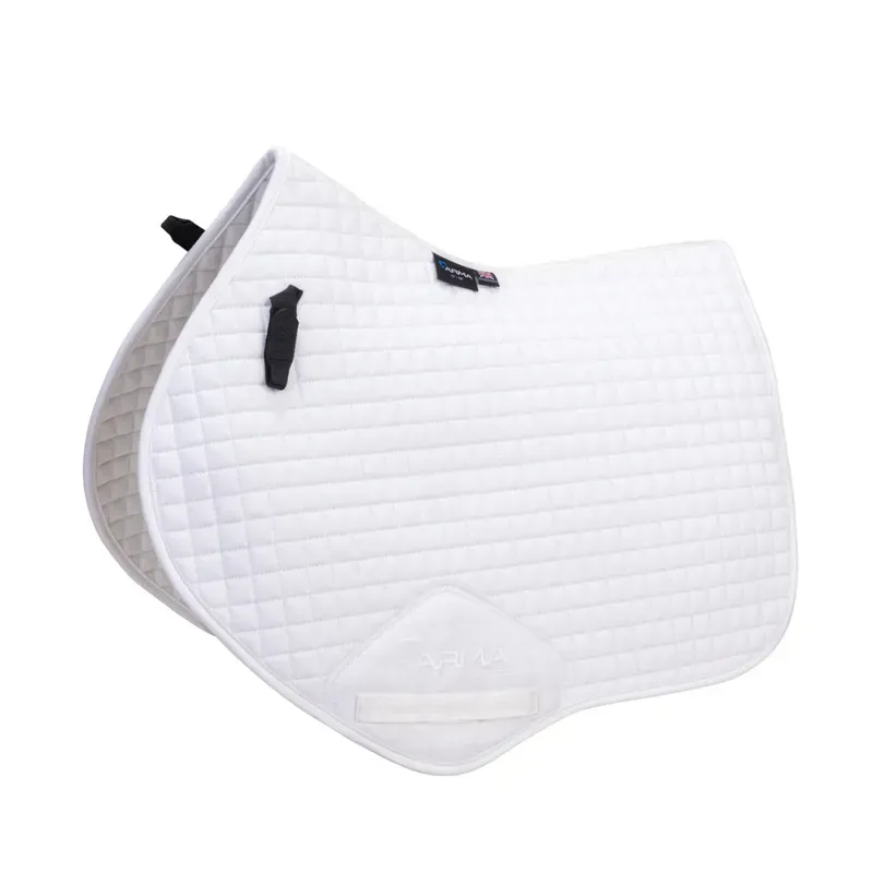 Arma Deluxe Cotton Jump Saddlecloth in White