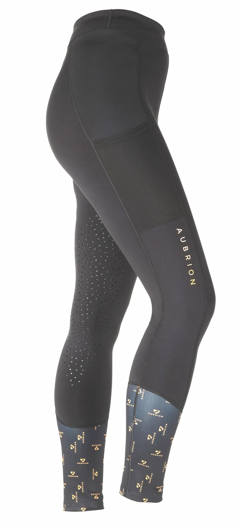 Aubrion Morden Summer Riding Tights in Black