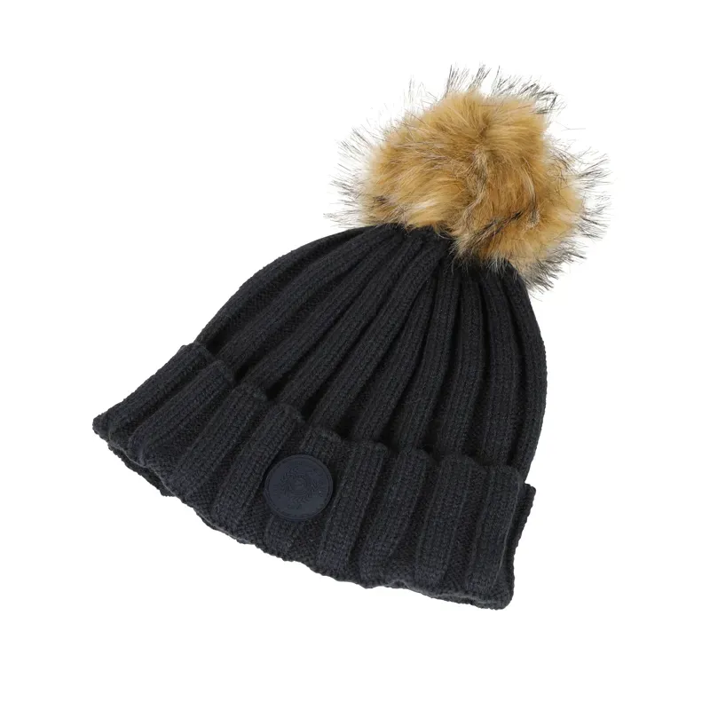 Aubrion Team Bobble Hat in Navy