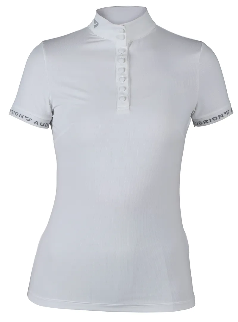 Aubrion Chester Young Rider Show Shirt in White