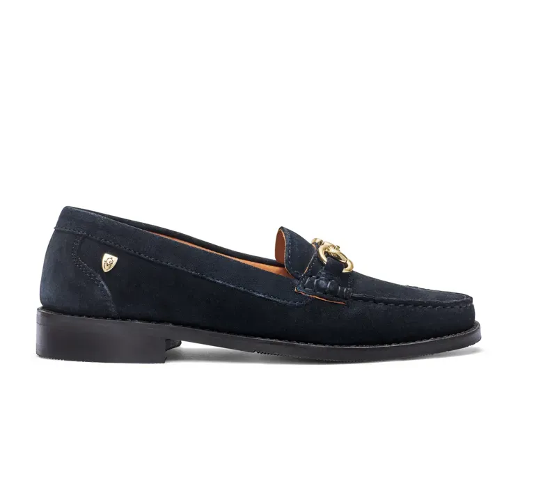 Moretta Rosa Loafers in Navy