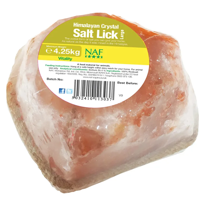 NAF Himalayan Salt Lick Large - 4.25 Kg uk 4 1/2 kg