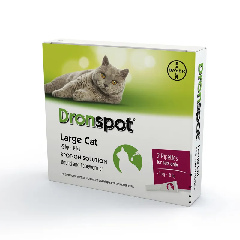 Vetonquinol 2 x 1.12 ml Dronspot Spot-On For Large Cats