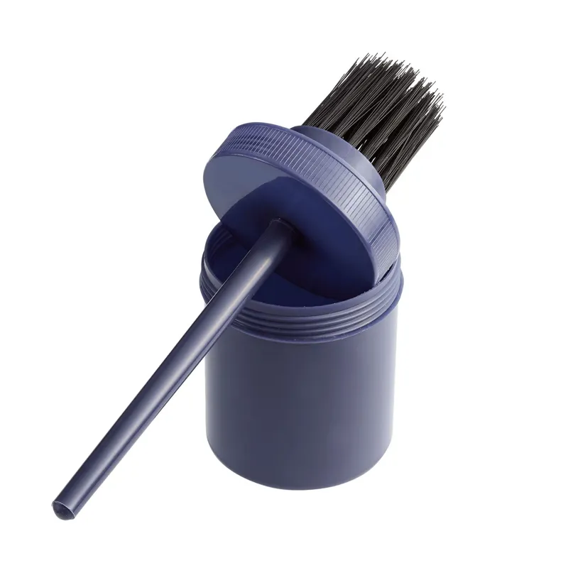 Bitz Hoof Oil Brush With Pot in Blue
