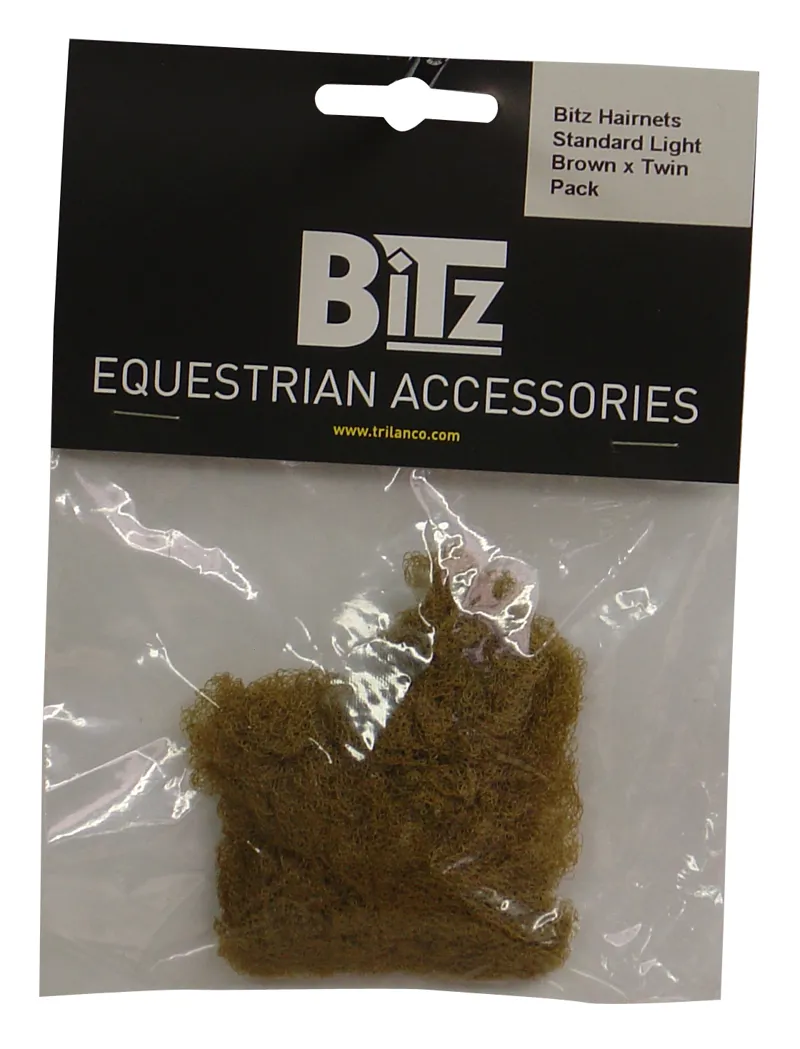 Bitz Standard Hairnets in Brown