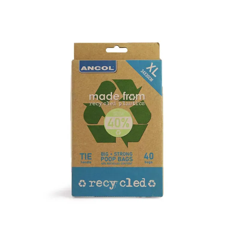 Ancol Made From Flat Pack Poop Bags in Brown