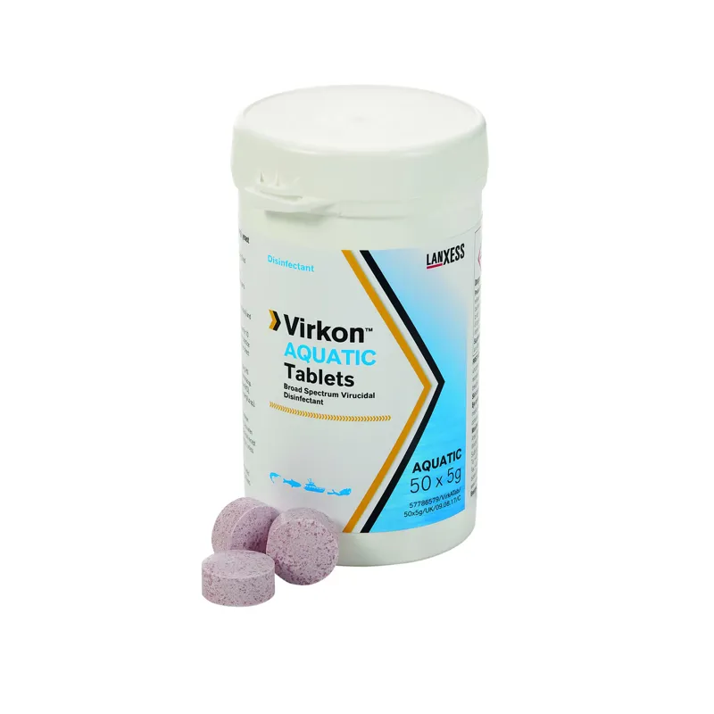Lanxess Virkon Aquatic Tablets - 12x50g