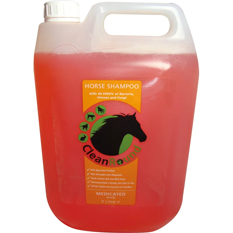 CleanRound X 5 lt Medicated Peach Shampoo