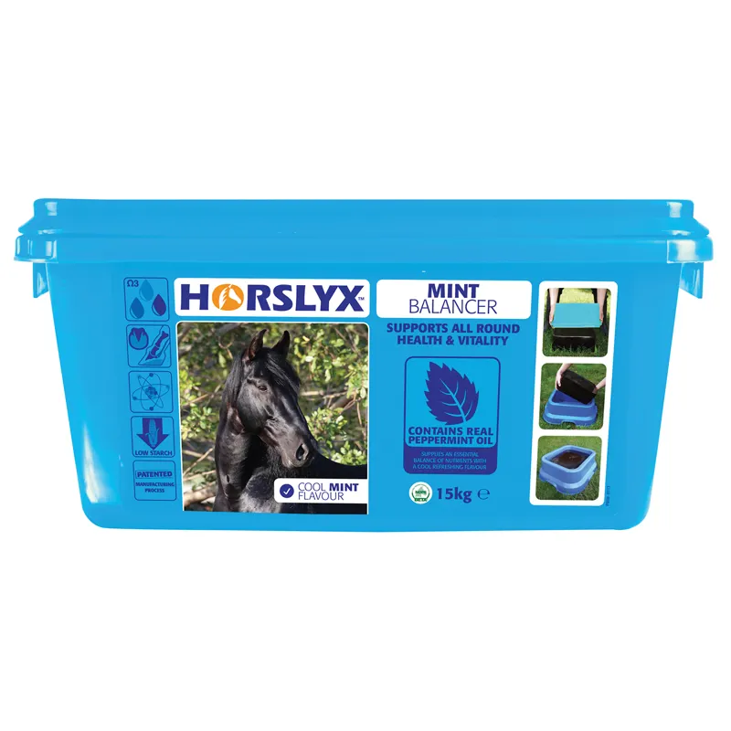 Horslyx 15kg Refill Pack Mint Balancer Lick in Blue