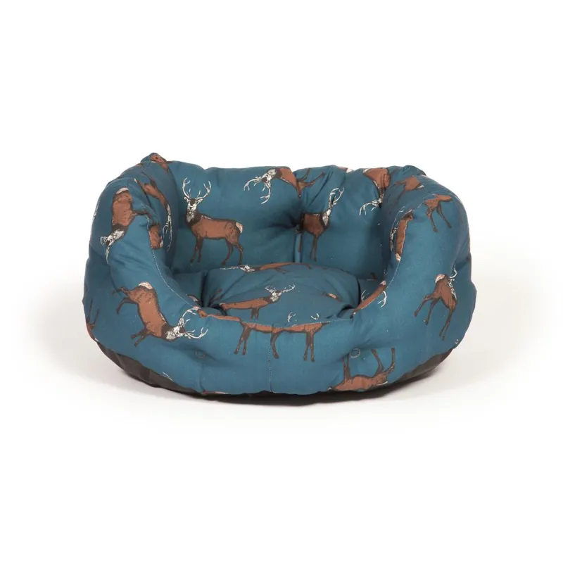 Danish Design 45 cm Woodland Stag Deluxe Slumber Bed in Blue
