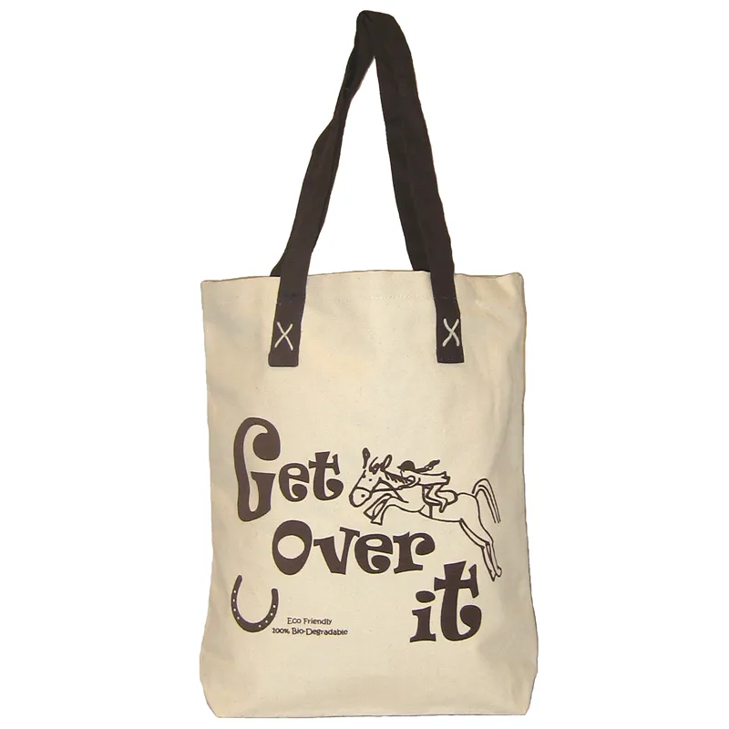 Moorland Rider Horsey Girl Shopper Bag in White