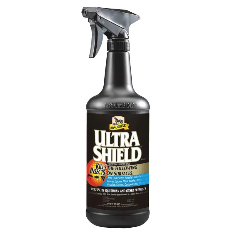 Absorbine Ultra Shield 1ltr Fly Repellent in Black