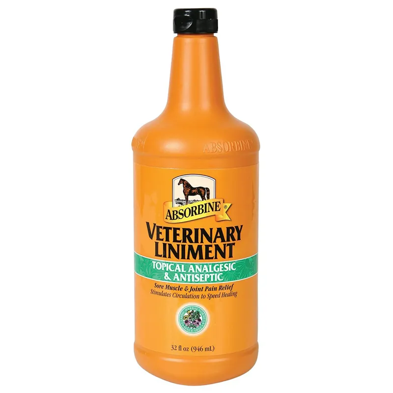 Absorbine Veterinary Liniment Analgesic and Antiseptic in Orange