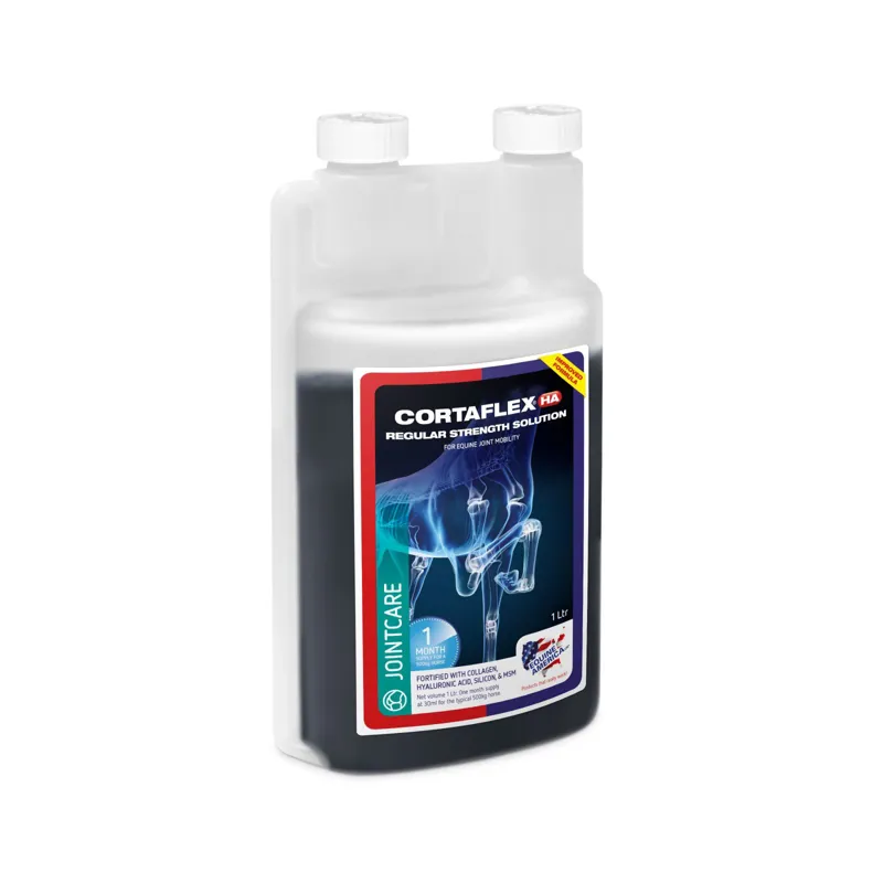 Equine America Cortaflex HA Regular Solution in Black