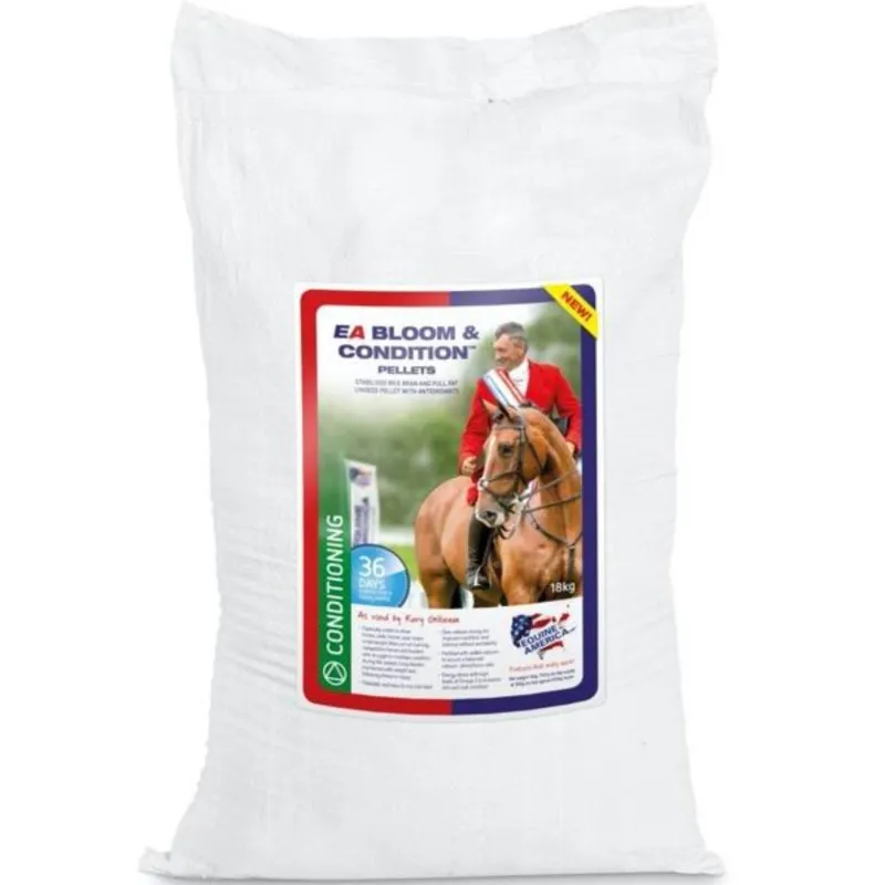Equine America EA Bloom and Condition Pellets in White