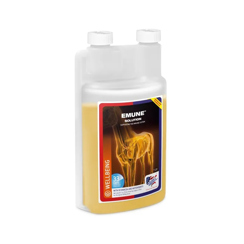Equine America Emune Solution in Yellow