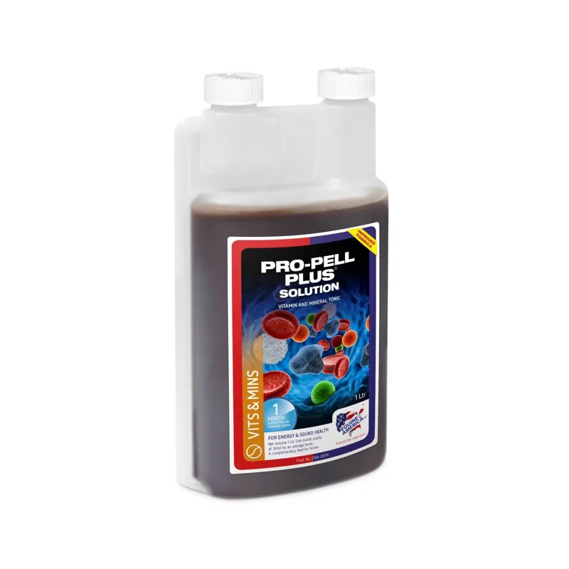 Equine America Pro-Pell Plus Solution in Brown