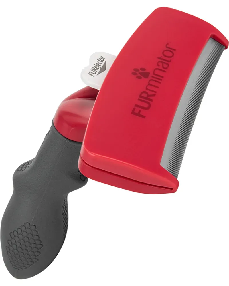 Furminator X-Large Short-Hair Dog Undercoat DeShedding Tool in Red