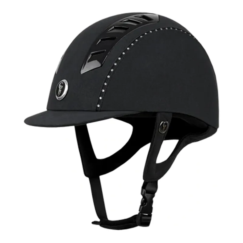 Gatehouse Chelsea Air Flow Pro Helmet in Black Suedette
