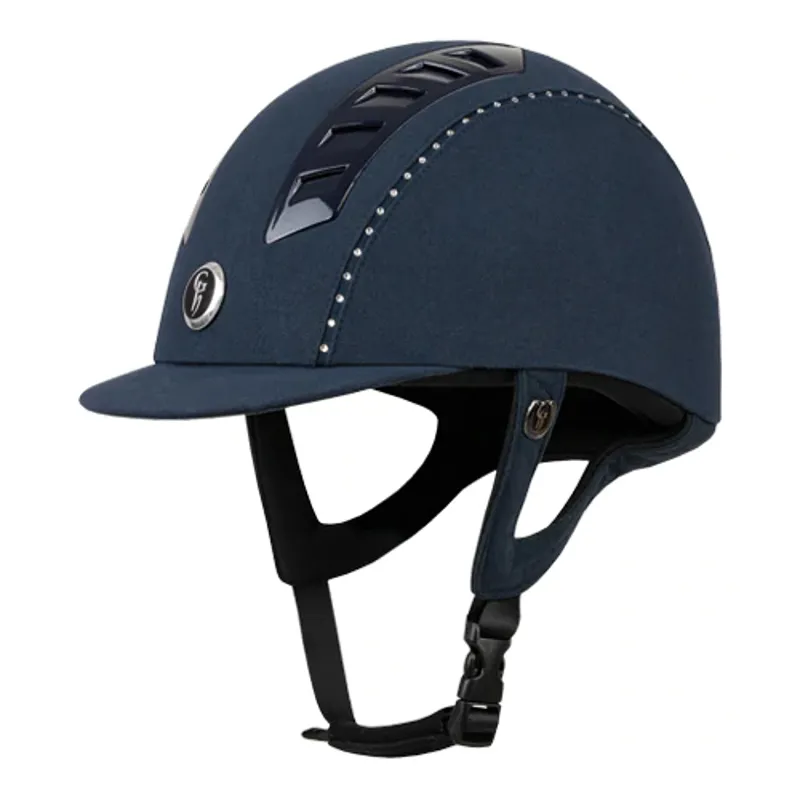 Gatehouse Chelsea Air Flow Pro Helmet in Navy Suedette