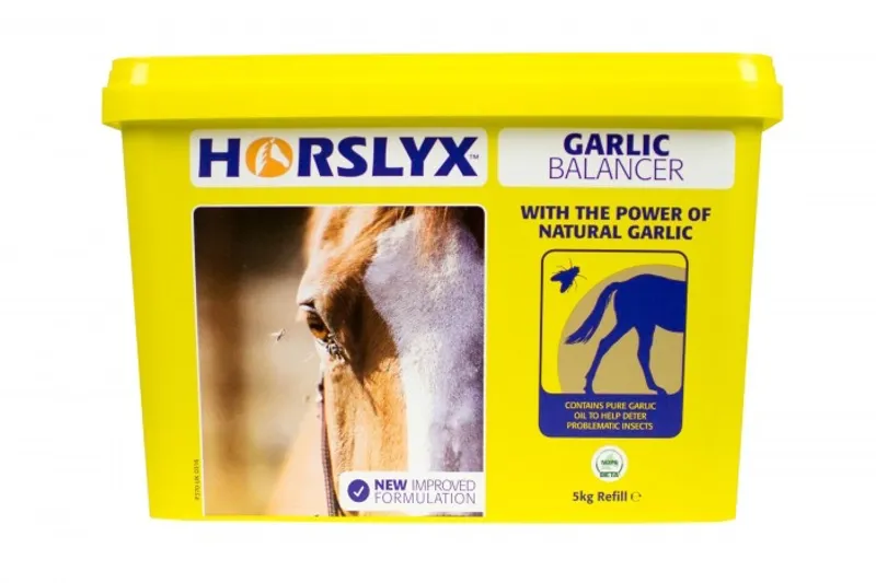 Horslyx 5kg Garlic Balancer Lick in Yellow
