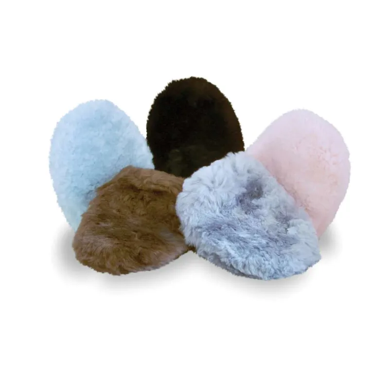 KM Elite Lambswool Grooming Mitt in Natural