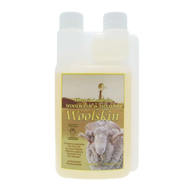 KM Elite Woolskin 500ml Sheepskin Wash in Clear