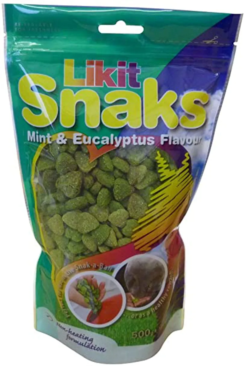 Likit 500g 10 Pack Mint and Eucalyptus Snaks in Green