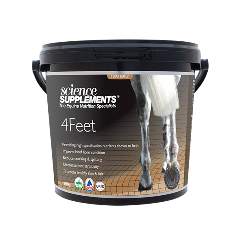 Science Supplements 4Feet 10kg Horse Hoof Supplement in Black