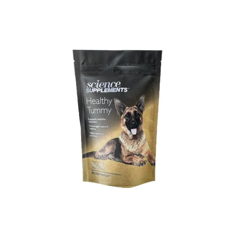 Science Supplements Healthy Tummy K9 170g Supplement in Black