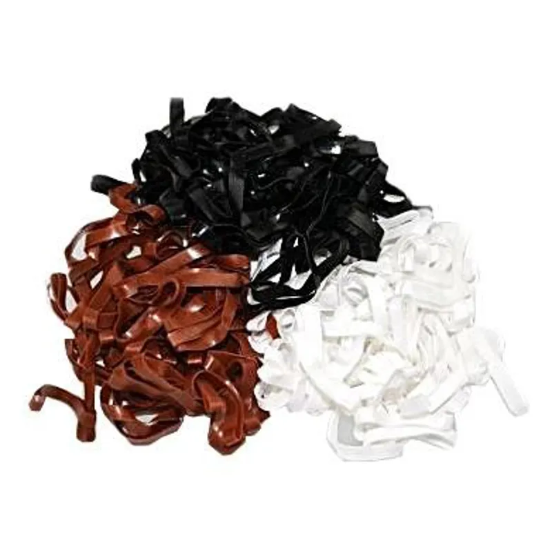 Smart Grooming Silicone Plaiting Bands in Black