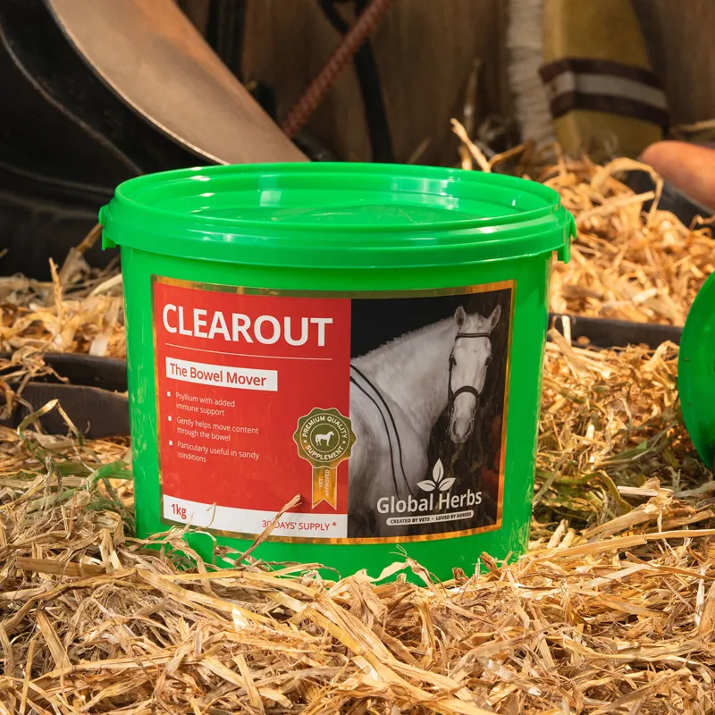 Global Herbs 1kg ClearOut Bowel Cleanser in Red