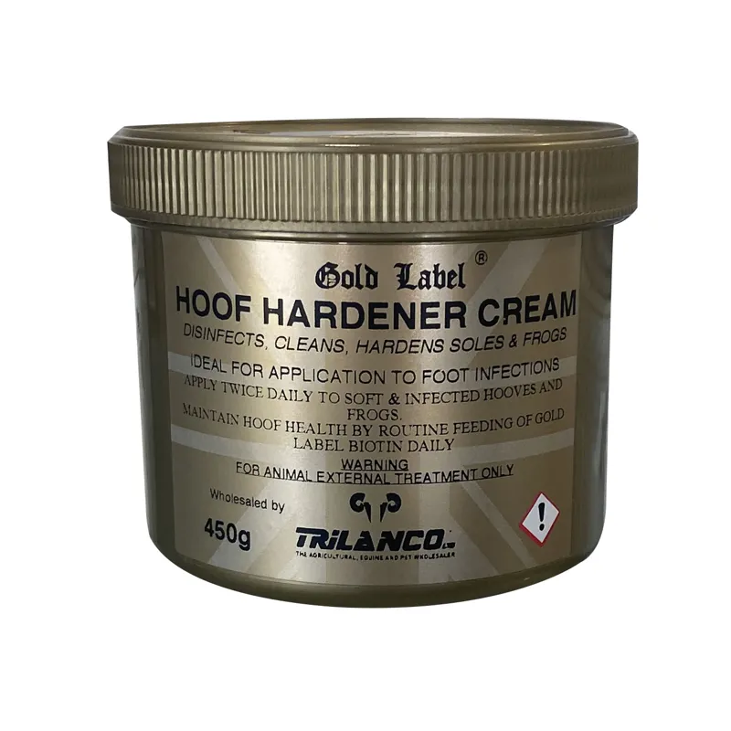 Gold Label 450g Hoof Hardener Cream in Gold