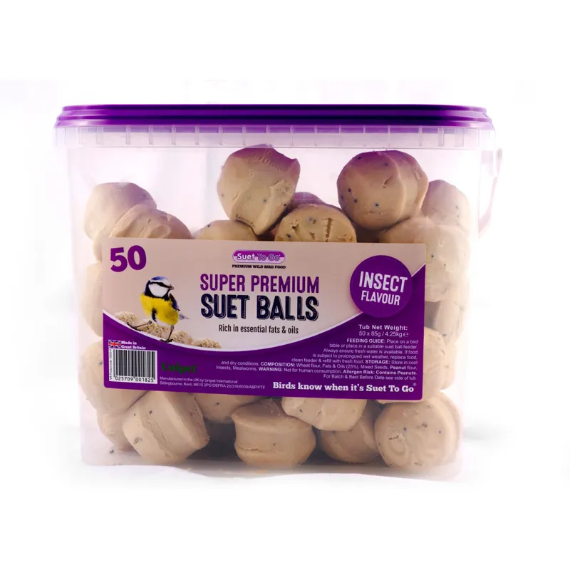 Suet To Go 50 Insect Balls Tub