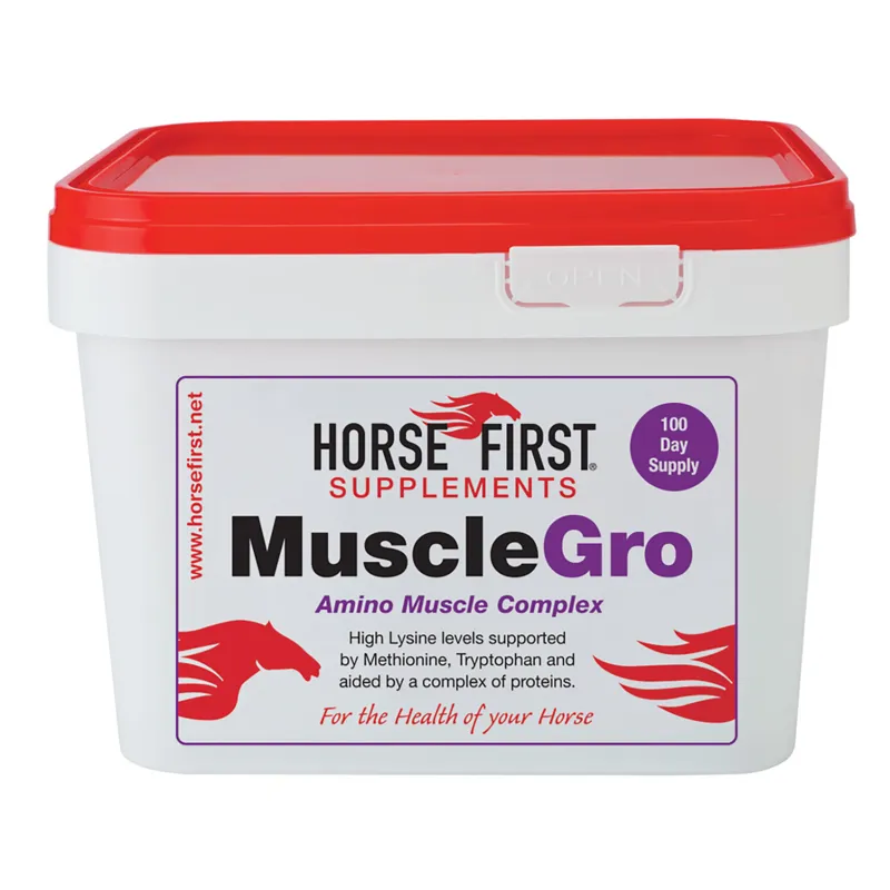 Horse First 5kg MuscleGro Supplement in White