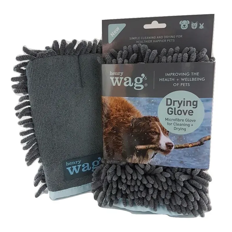 Henry Wag Microfibre Cleaning Glove in Grey