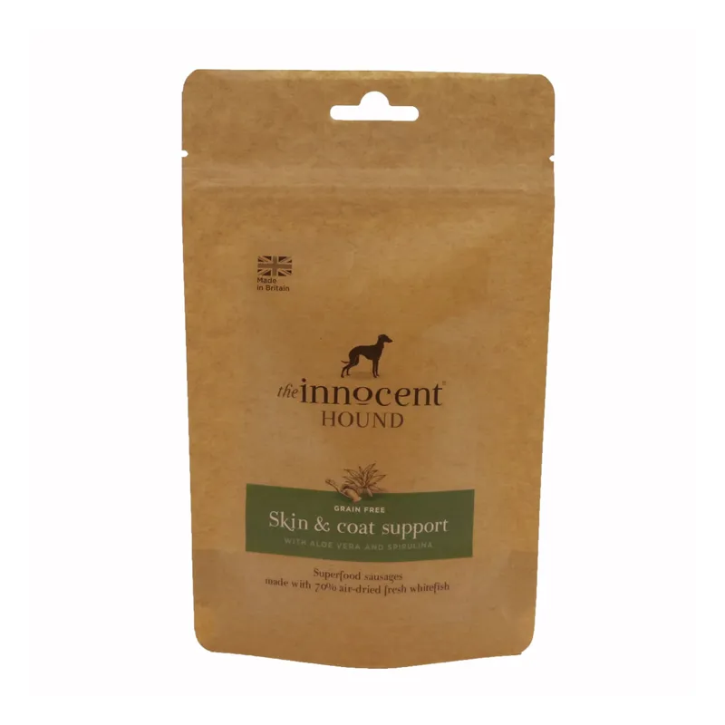 The Innocent Hound 10 Pack Aloe Vera and Spirulina Sausage with Treat