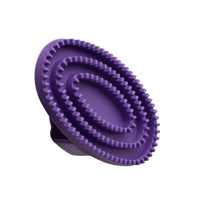 Bitz Rubber Curry Comb in Purple